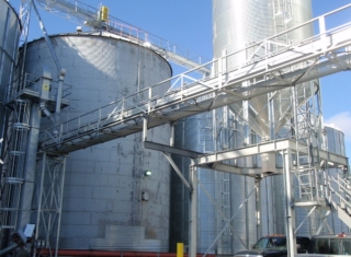 silo trộn tro bay - máy trộn tro bay