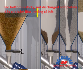 Cách khắc phục xi măng bám đáy xilo không xuống