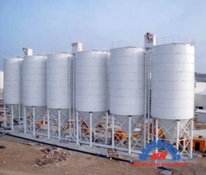 Lý do nên chọn Silo thép hàn  chứa xi măng , tro bay 