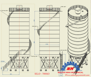 HỆ THỐNG HÚT , BƠM , XI MĂNG  , TRO BAY - SILO 550 TẤN 