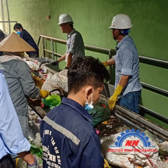 DÂY CHUYỀN XỬ LÝ RÁC THẢI SINH HOẠT