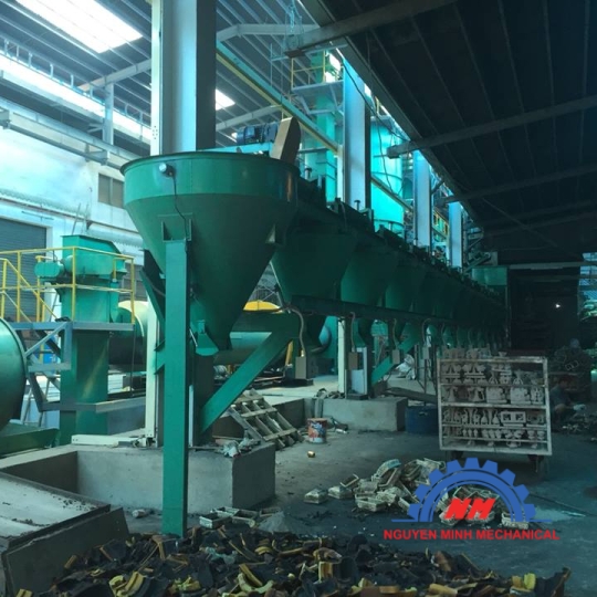 DÂY CHUYỀN TÁI TẠO CÁT ĐÚC - CÔNG TY NGUYỄN MINH