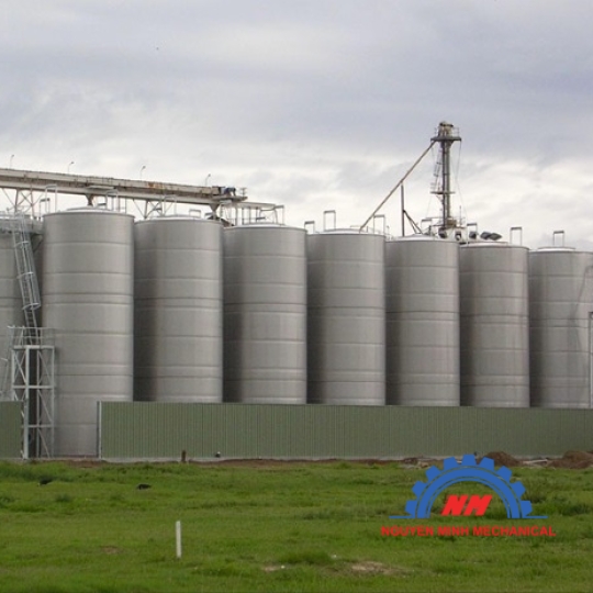 Lý do nên chọn Silo thép hàn  chứa xi măng , tro bay 