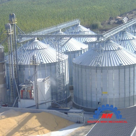 Lý do nên chọn Silo thép hàn  chứa xi măng , tro bay 
