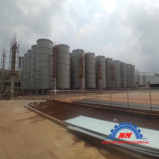 Lý do nên chọn Silo thép hàn  chứa xi măng , tro bay 