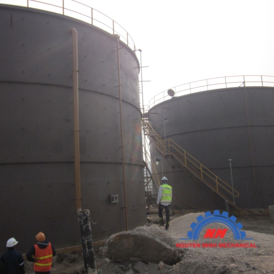 Lý do nên chọn Silo thép hàn  chứa xi măng , tro bay 