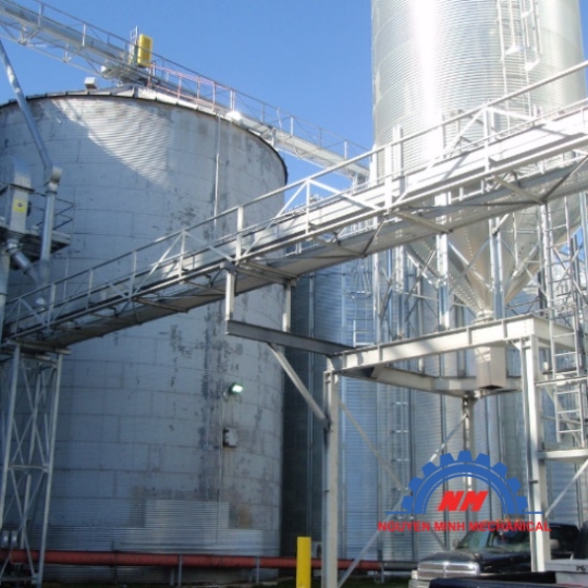 Lý do nên chọn Silo thép hàn  chứa xi măng , tro bay 