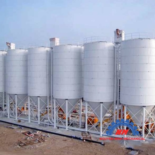 Lý do nên chọn Silo thép hàn  chứa xi măng , tro bay 