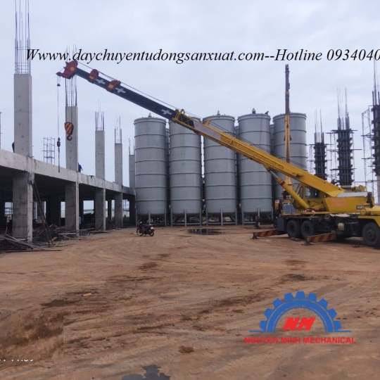 Lý do nên chọn Silo thép hàn  chứa xi măng , tro bay 